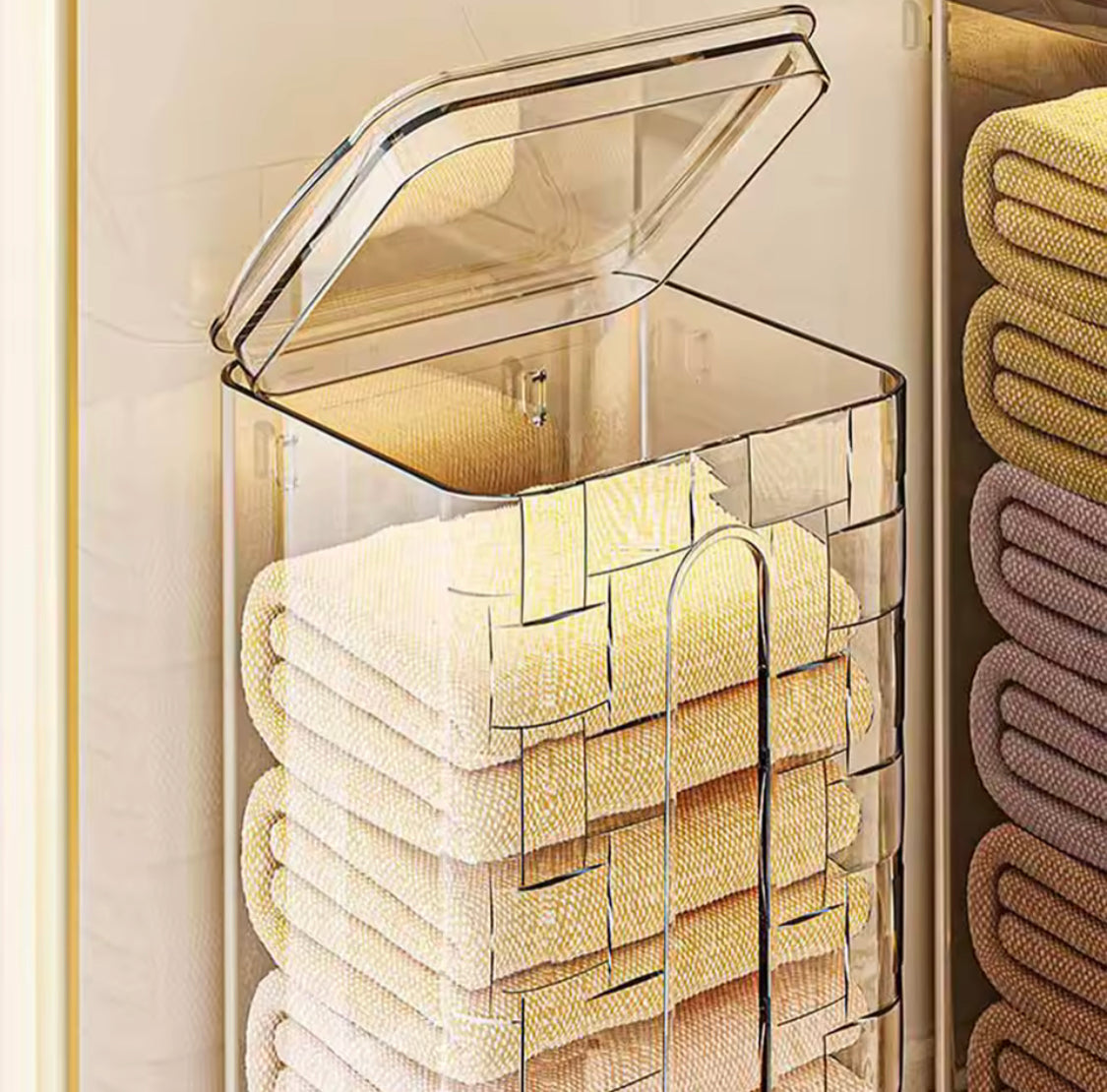 Wall Hanging Towel Organizer, Home Wall Mounted Undergarments Organizer, Kitchen Garbage Bag Storage Box, Towel and Socks Organizer Wall Hanging Towel Organizer, Home Wall Mounted Undergarments Organizer, Kitchen Garbage Bag Storage Box, Towel and Socks Organizer